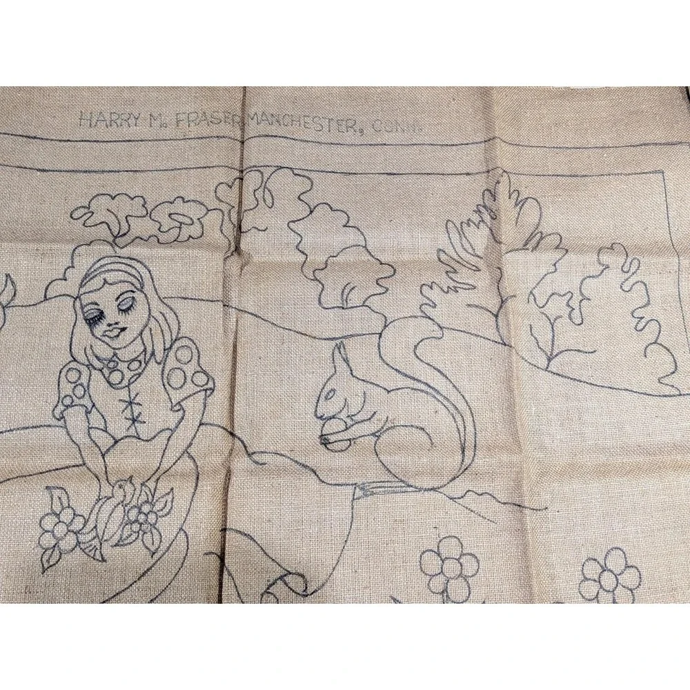 Rare Fraser Snow White Rug Hooking Pattern  30